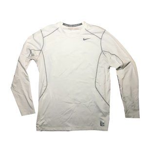 Nike Pro Combat Dri-Fit Fitted Long Sleeve Thermal Running Training Top